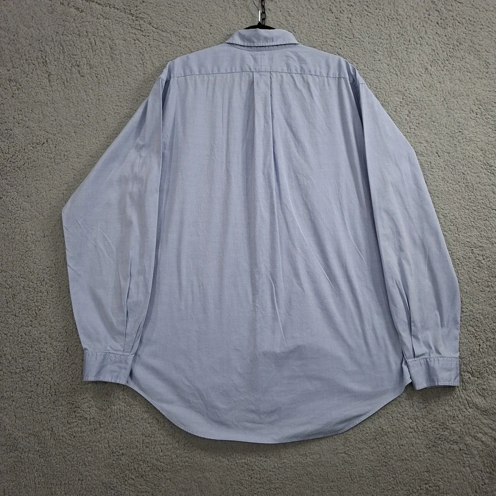 Polo Ralph Lauren Classic Fit 16.5 36/37 Light Blue Cotton Oxford Shirt L/S